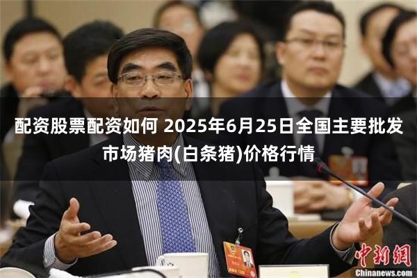 配资股票配资如何 2025年6月25日全国主要批发市场猪肉(白条猪)价格行情