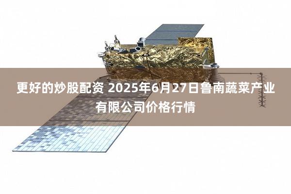 更好的炒股配资 2025年6月27日鲁南蔬菜产业有限公司价格行情