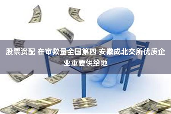 股票资配 在审数量全国第四 安徽成北交所优质企业重要供给地